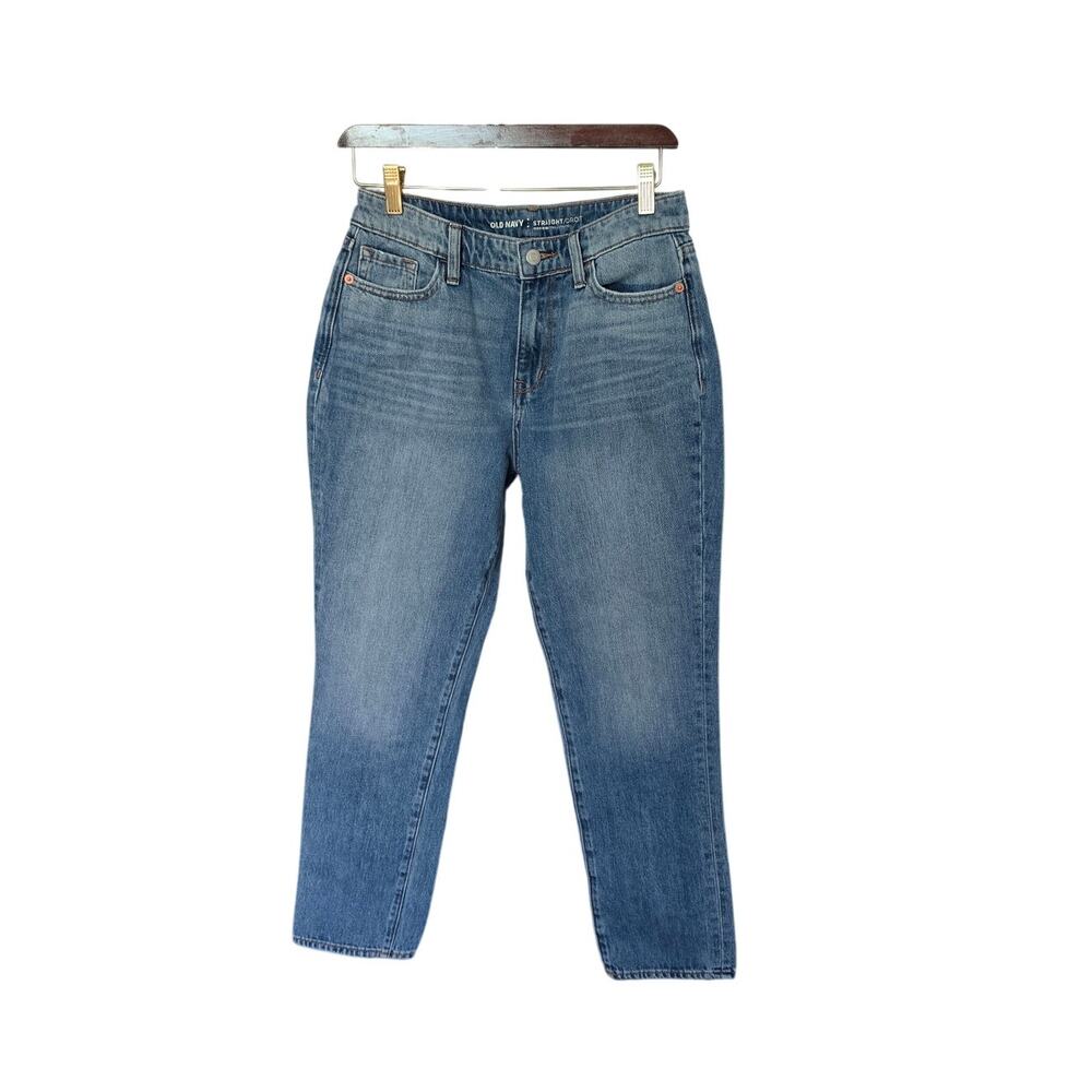 Old Navy High Rise Straight Blue Jeans Size 4